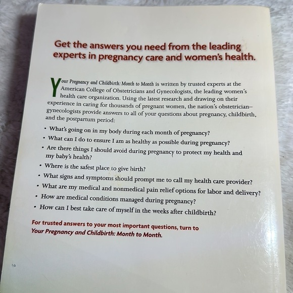 Your Pregnancy and Childbirth: Month to Month, Sixth Edition - VERY GOOD - Picture 9 of 10